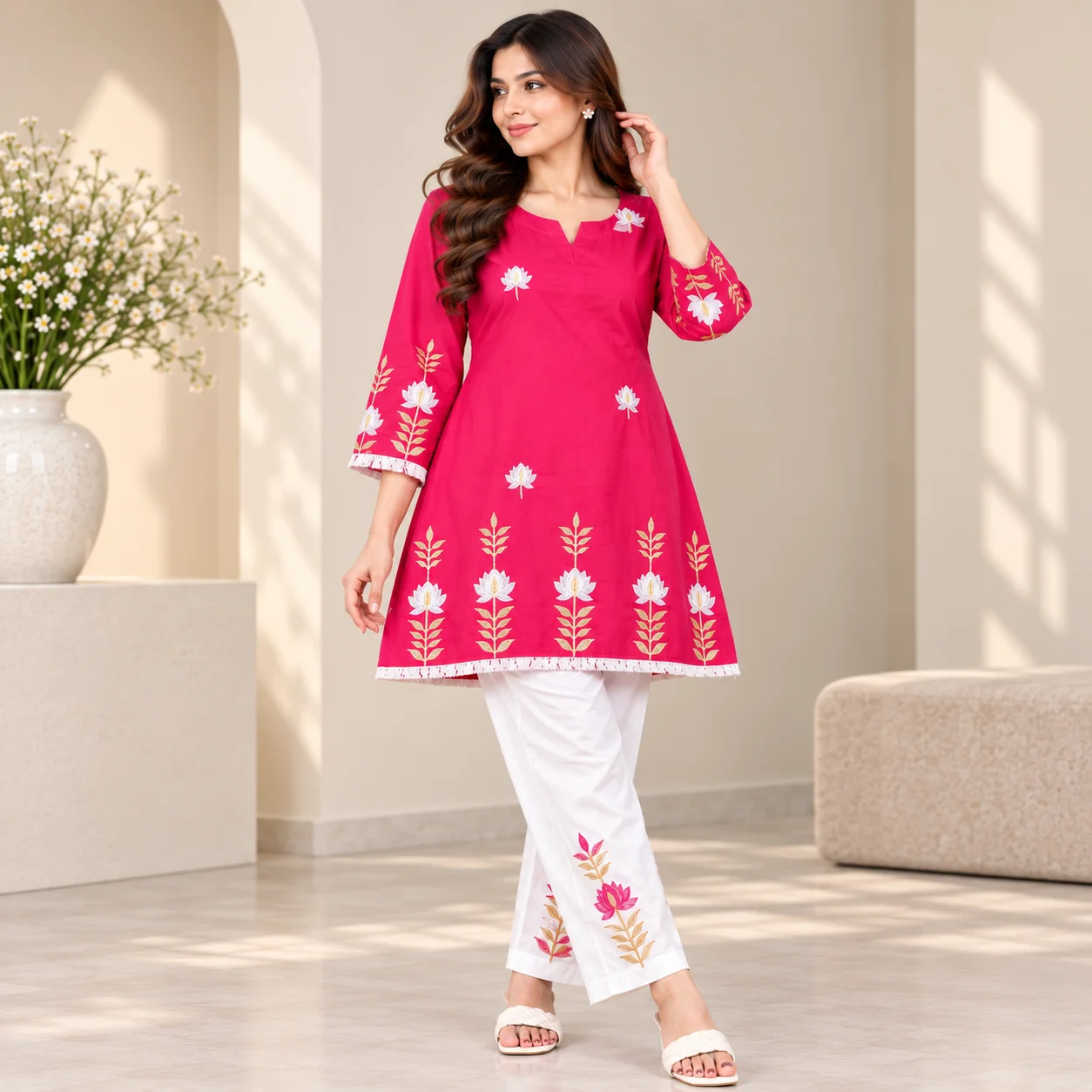 Women's 2Pcs Set Butterfly Cloth three color image 7