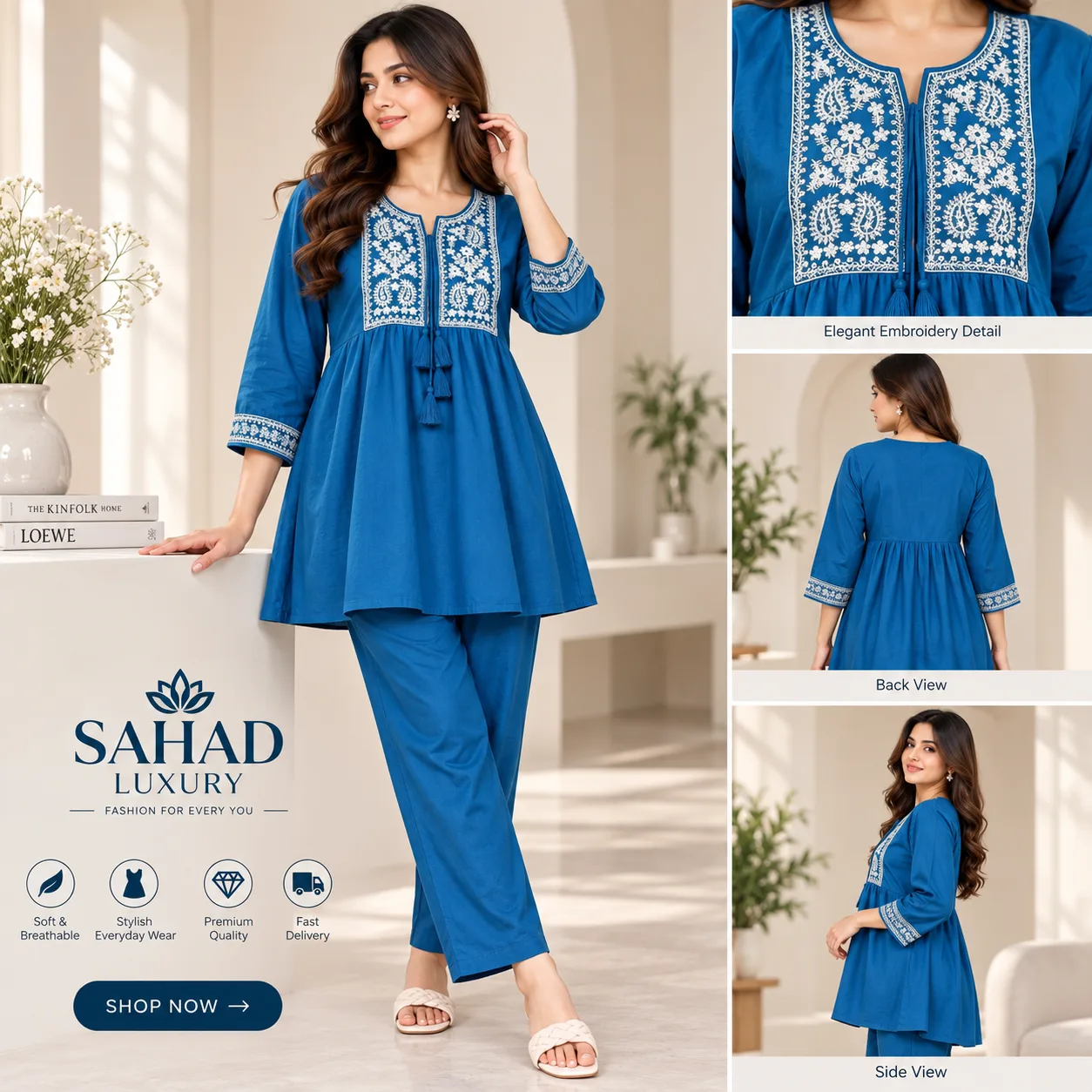 Women's 2Pcs Set Butterfly Cloth